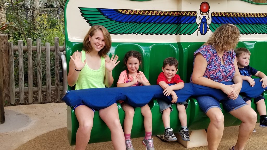 Our family together on a ride