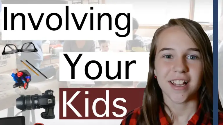 Our kids sorting their things in our video How to Purge With Kids