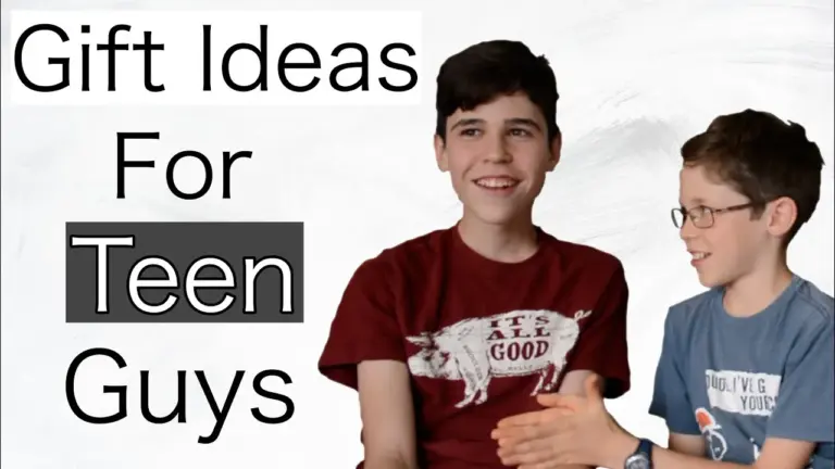 Our teenage boys brainstorming minimalist gift ideas