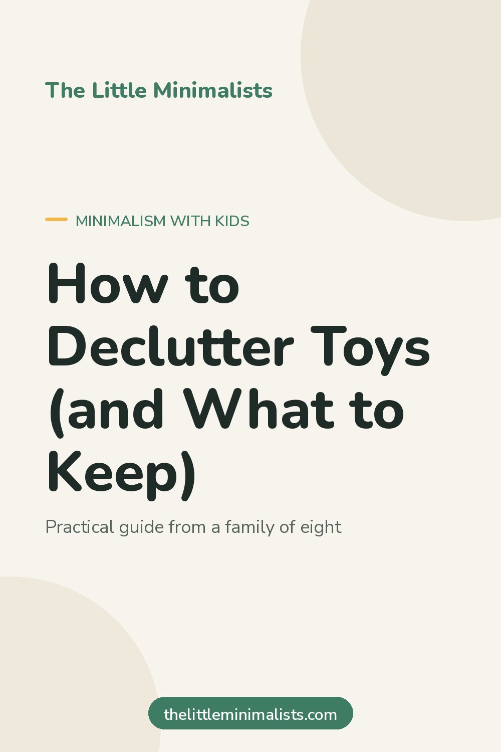 How to Declutter Toys (and What to Keep)