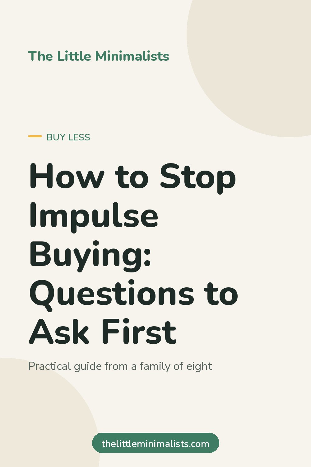 How to Stop Impulse Buying: Questions to Ask First