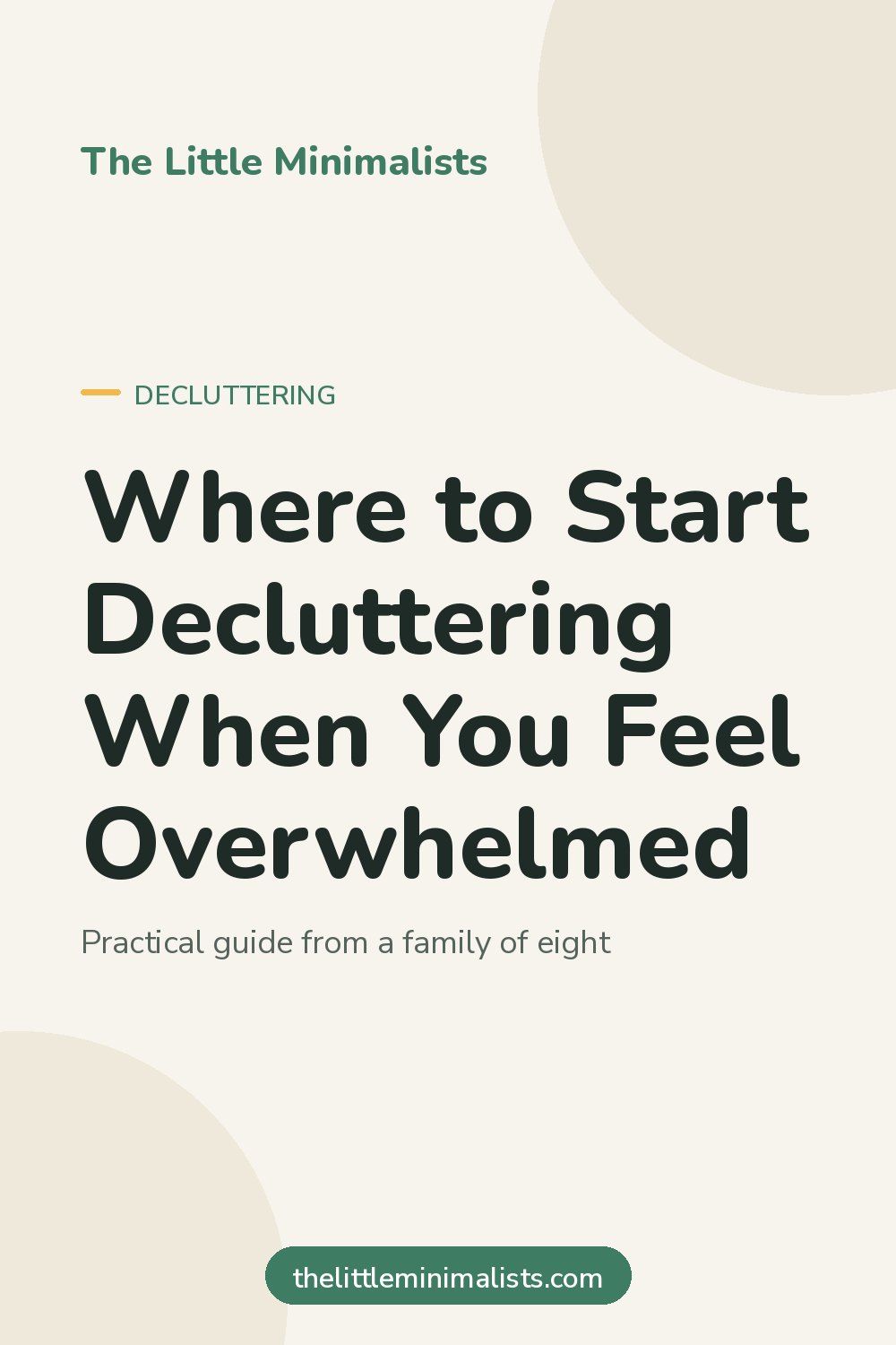 Where to Start Decluttering When You Feel Overwhelmed